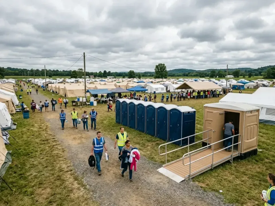 disaster-relief-camp-restrooms-010 — frequently asked questions, Dumpster & Portable Bathrooms Rental in Bean Station, TN
